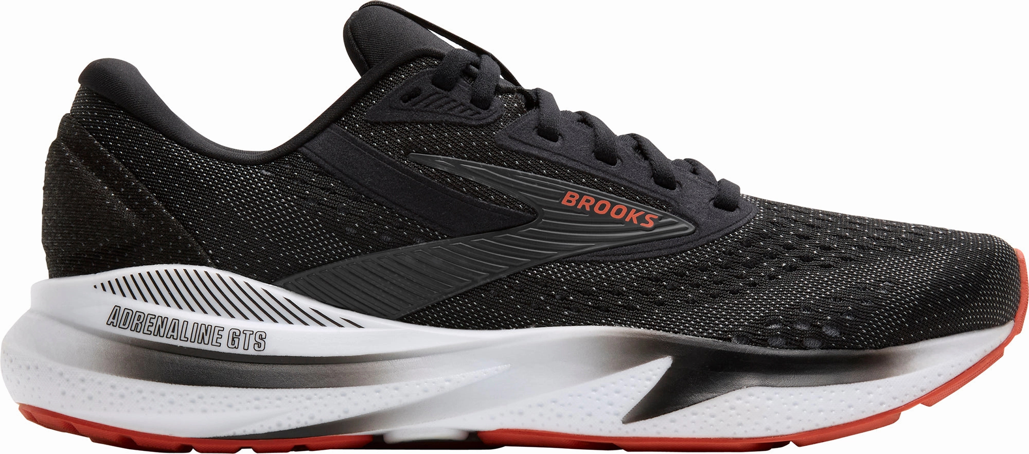 Brooks Adrenaline GTS 24 Mens Running Shoes - Black for long - distance