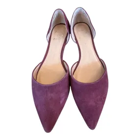 Soft Step Supportive Flats Shoes Flats By Banana Republic In Maroon, Size:6.5