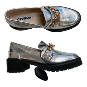 Soft Style Shoes Flats By Caverley In Silver, Size:7.5