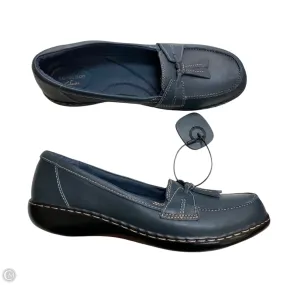Comfort Grip Taste Tour Shoes Flats By Clarks In Navy, Size: 9.5