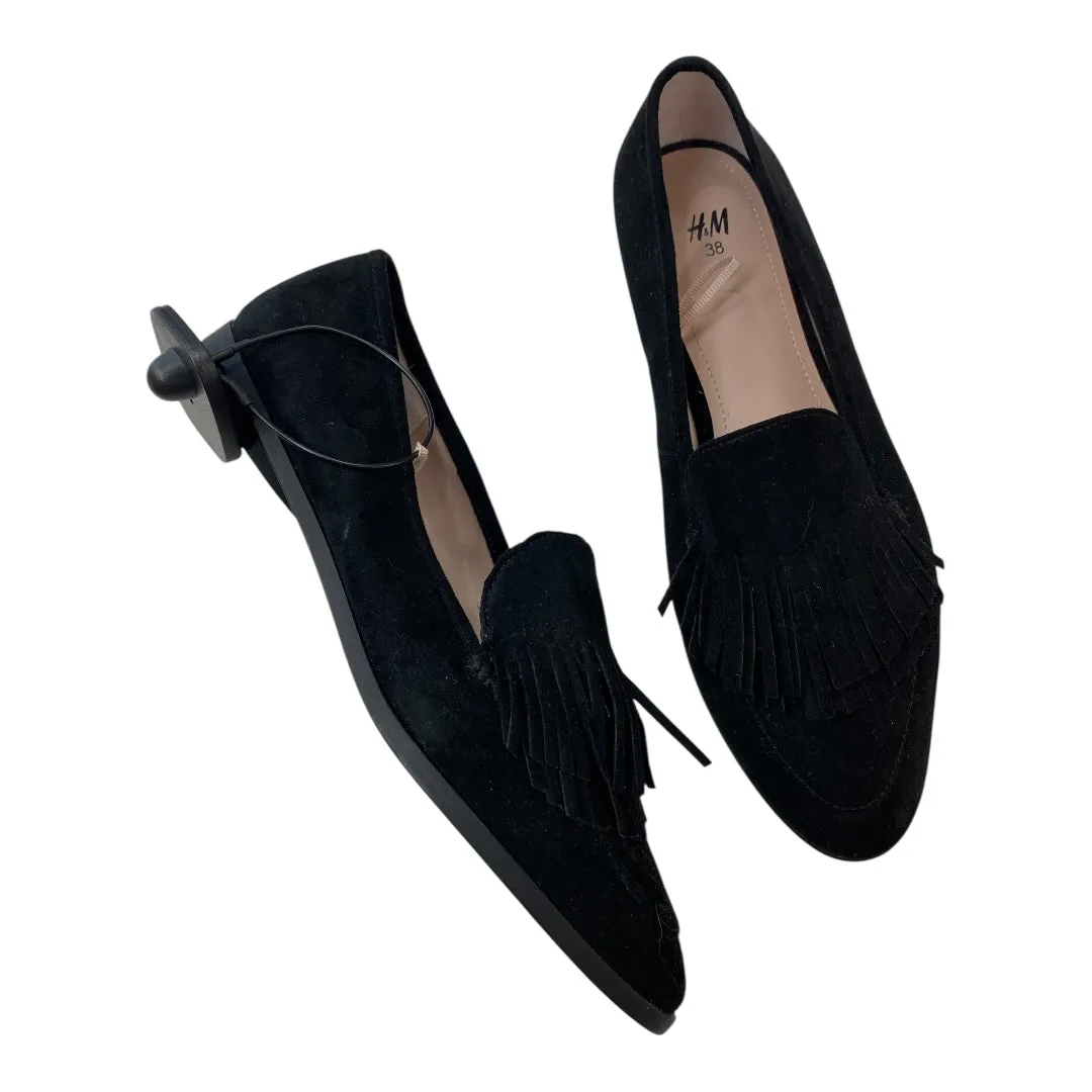 Shoes Flats By H&M In Black, Size:7.5 Gift Step Flexible
