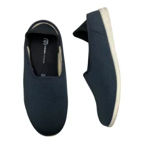 Modern Design Concert Night Shoes Flats By MAHABIS In Blue, Size:7.5