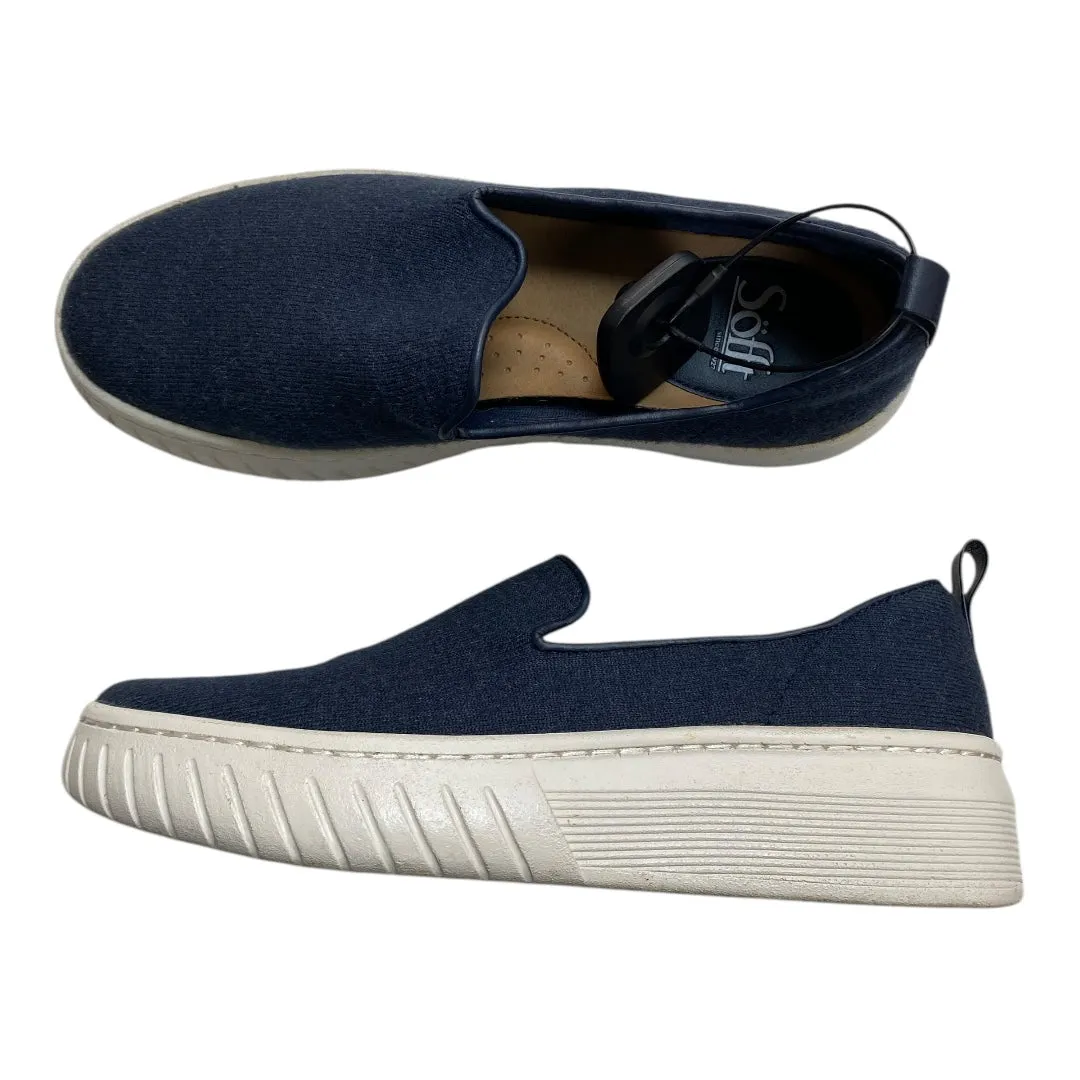 Street View Shoes Flats By Sofft In Blue, Size: 8.5