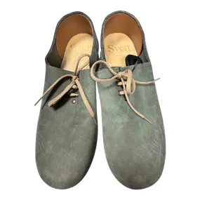 Shoes Flats By SVEN In Green, Size:8.5 Lagoon Mood flexible shoes