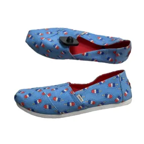 Dance Glow Flexible Shank Shoes Flats By Toms In Multi, Size:7.5