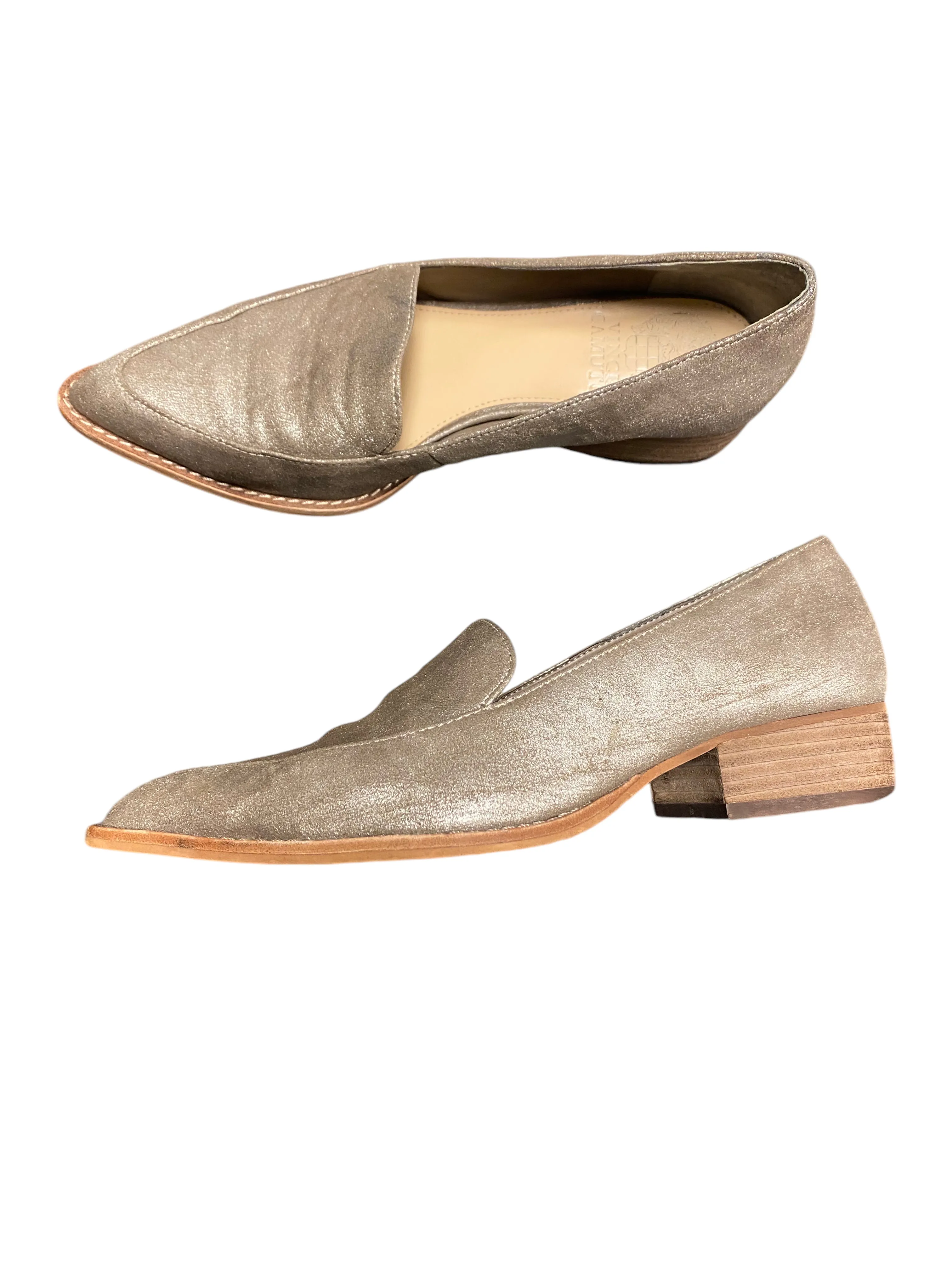 Shoes Flats By Vince Camuto In Silver, Size: 6.5 Flexible Shank Effortless Walking Shoes