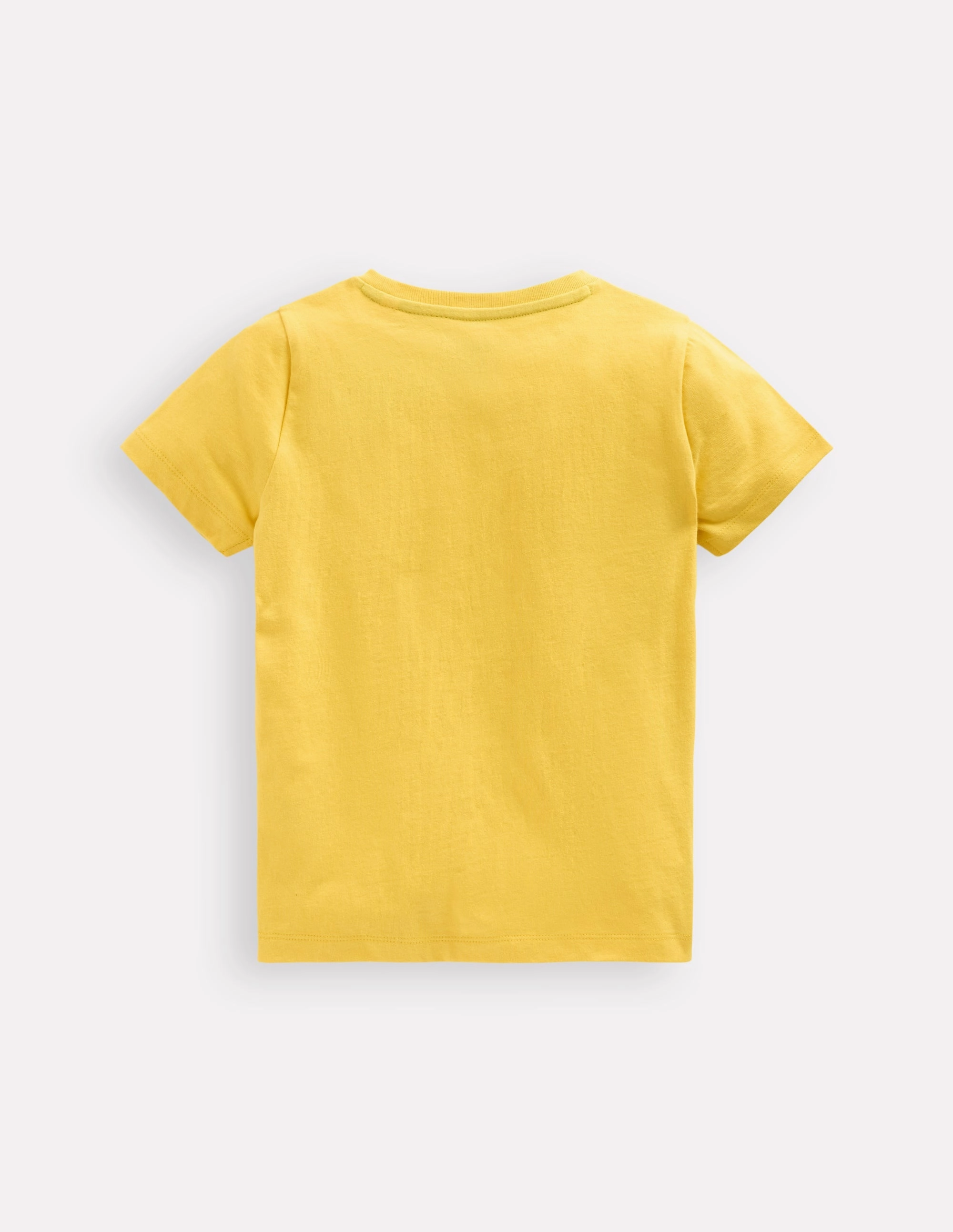 Cozy Look Wear Short Sleeve Appliqu?? T-shirt-Lemon Yellow Bunnies