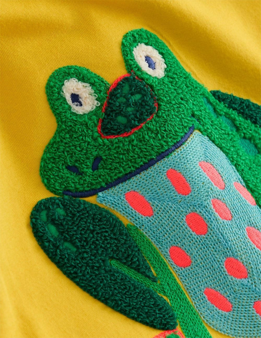 Urban Casual Look Easygoing Design Short Sleeve Boucl?? T-shirt-Pineapple Yellow Frog