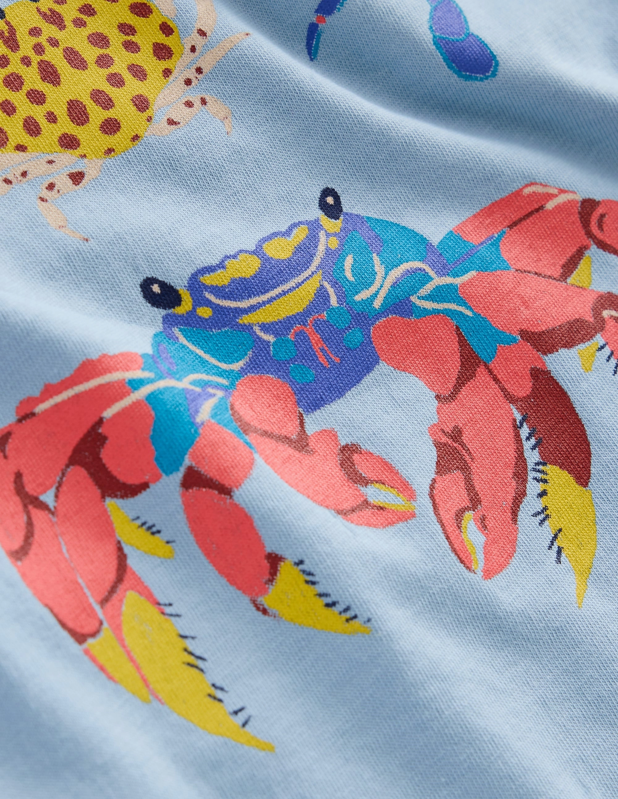 Anti Odor Treatment Ultimate Fit Short Sleeve Graphic T-shirt-Vintage Blue Crabs