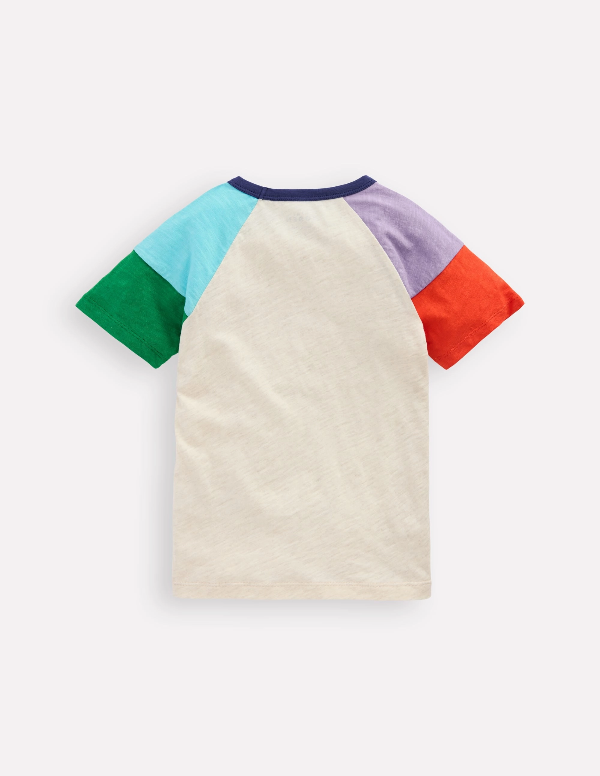 Short Sleeve Raglan T-Shirt-Oatmeal Comfy and Soft