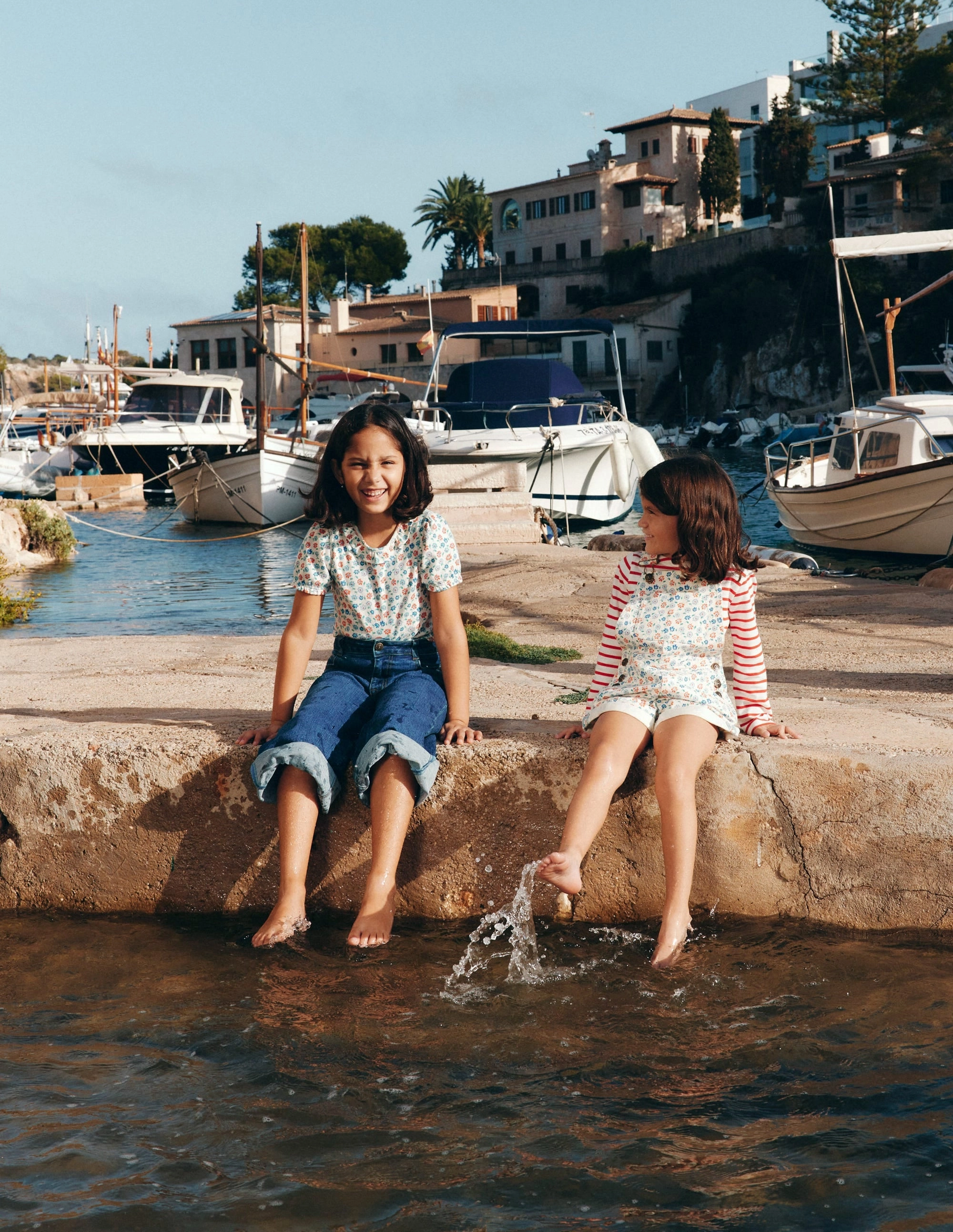 Short-sleeved Ruffle Pointelle-Vanilla White Vintage Daisy Holiday Style