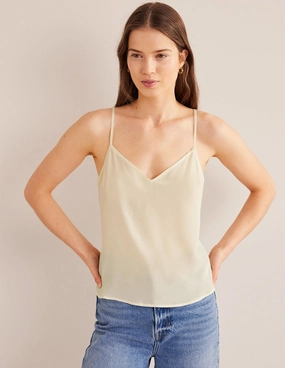 Quick Wear Eco Friendly Material Silk Cami-Ivory
