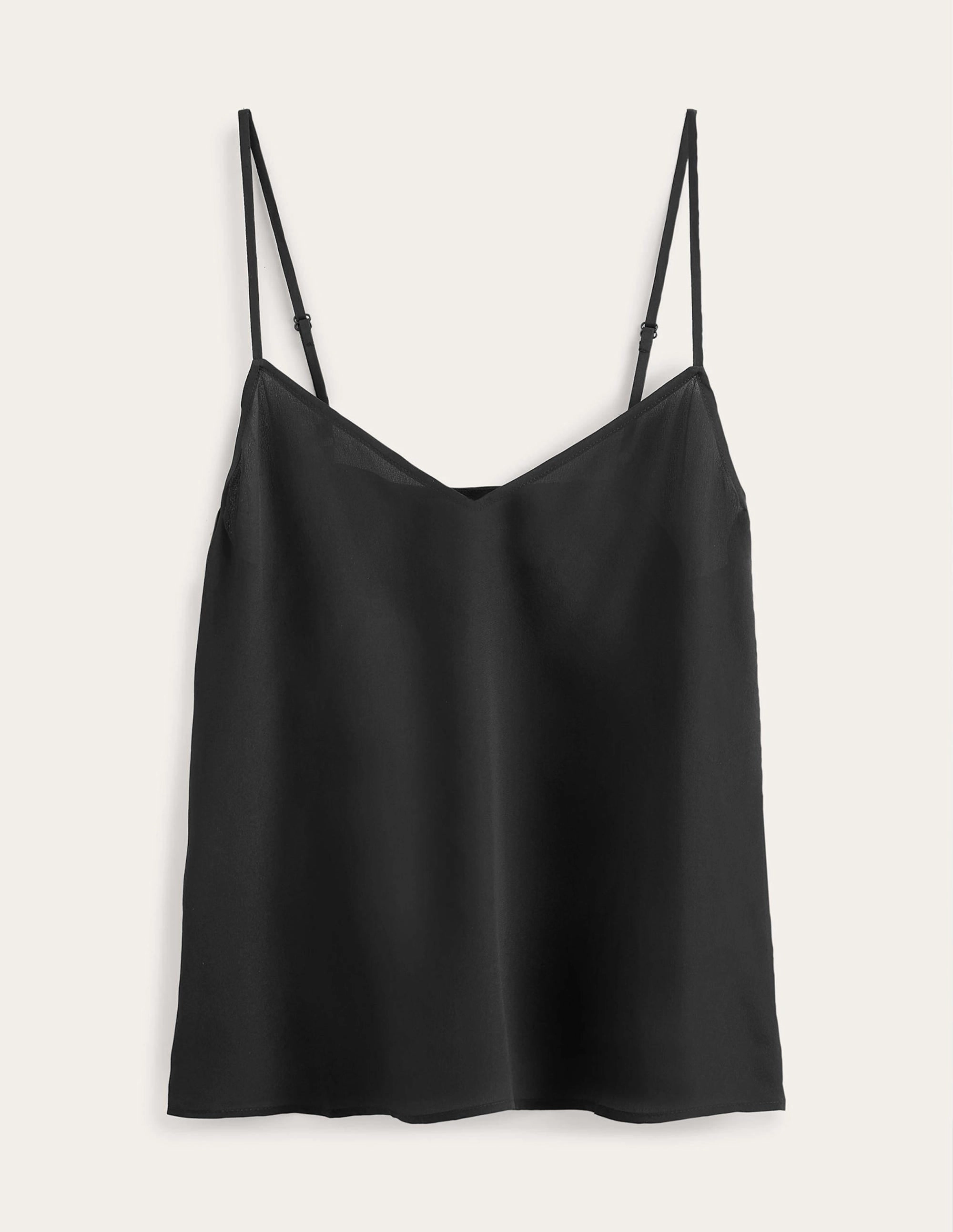 Silk Cami-Black Comfort and Breathable Comfy Casual