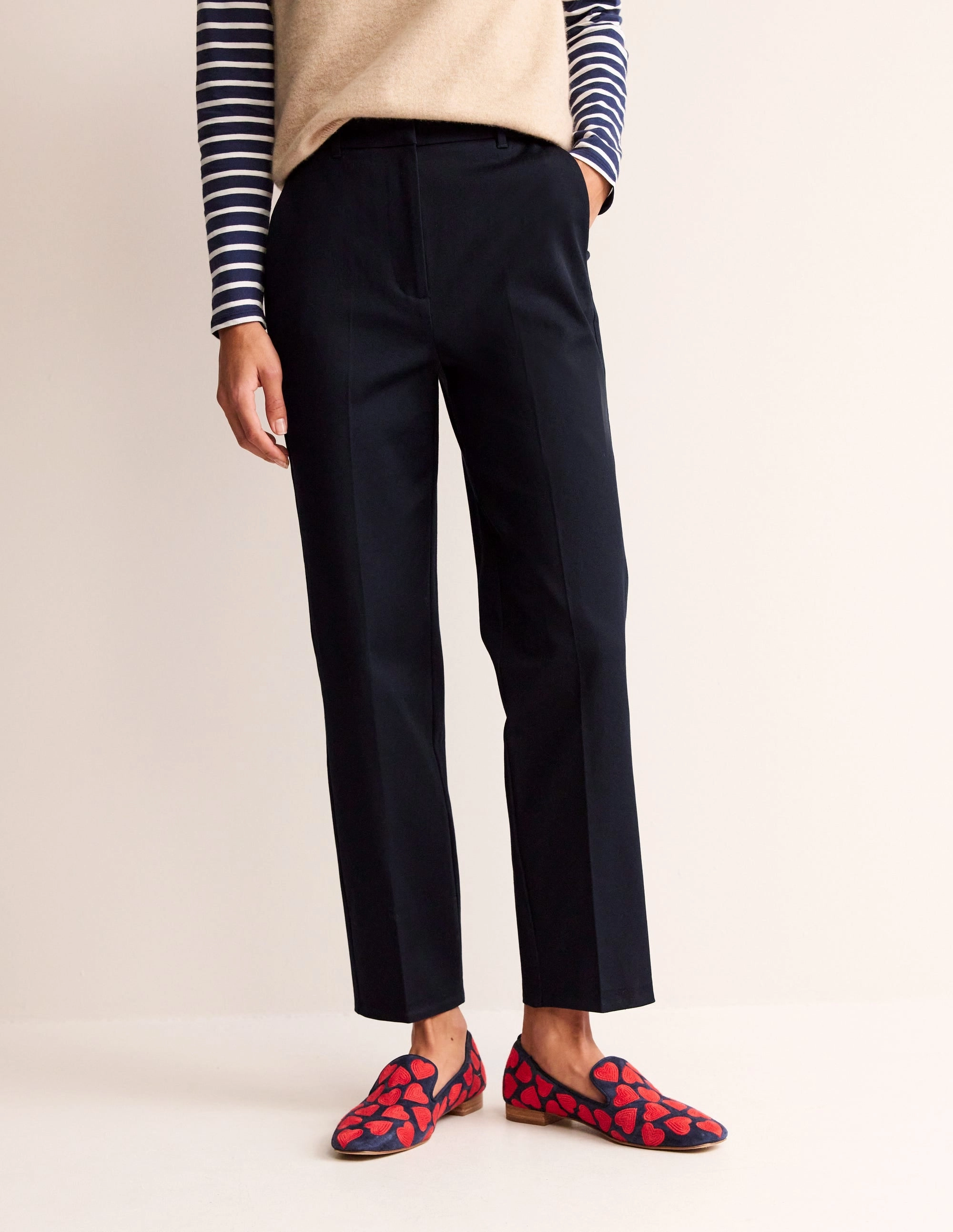 Kew Bi-Stretch Trousers-Navy EcoFriendlyDye