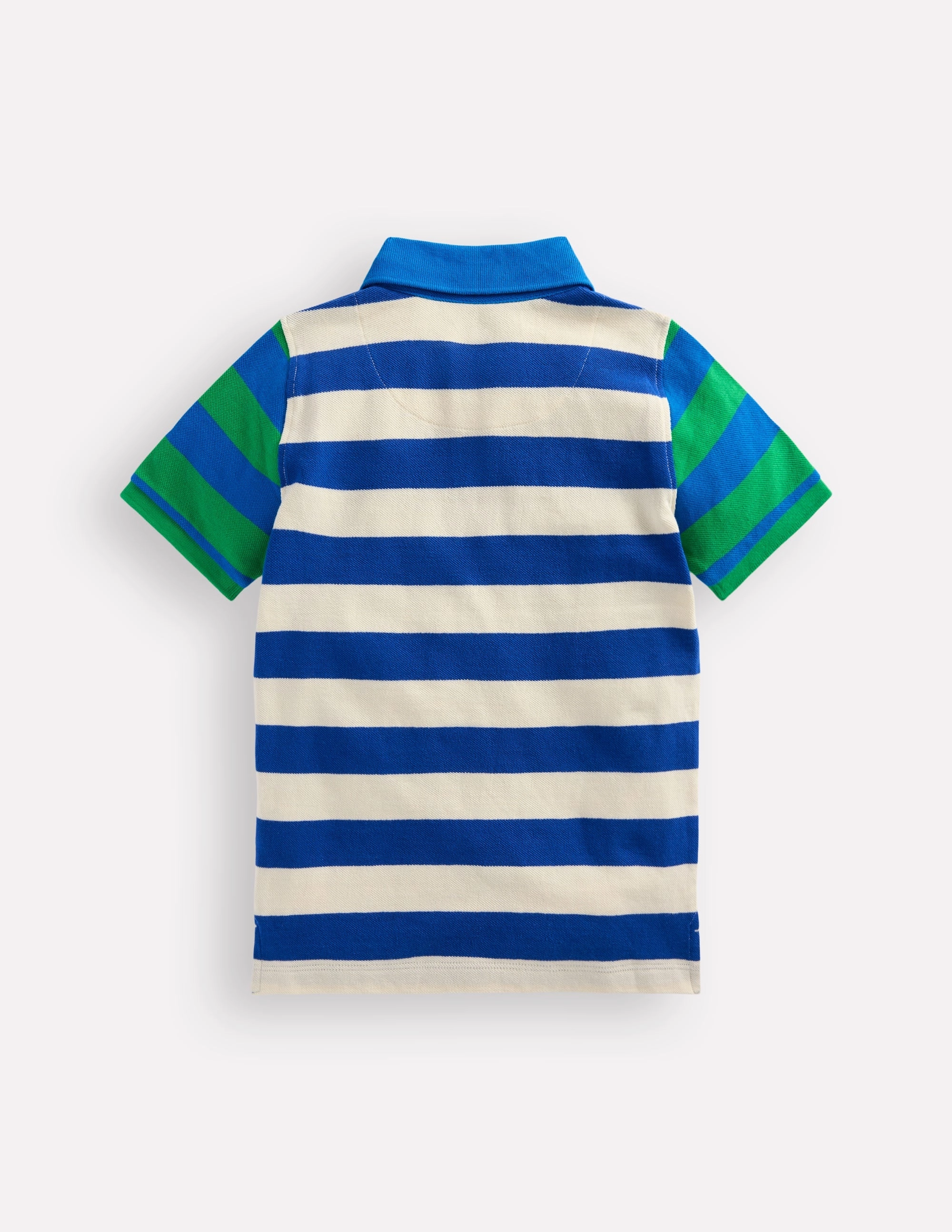 Indoor Event Seasonal Layering Piqu?? Polo Shirt-Sapling Green/ Kingfisher Blue