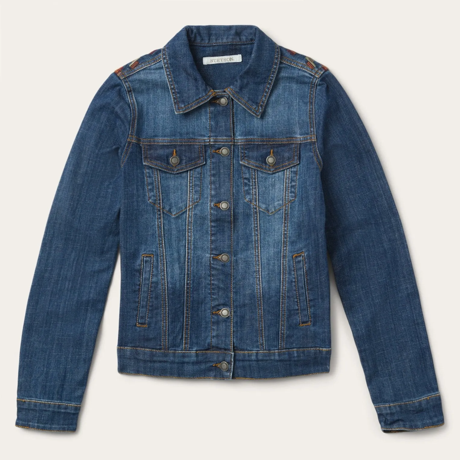 non adjustable Western Denim Jacket