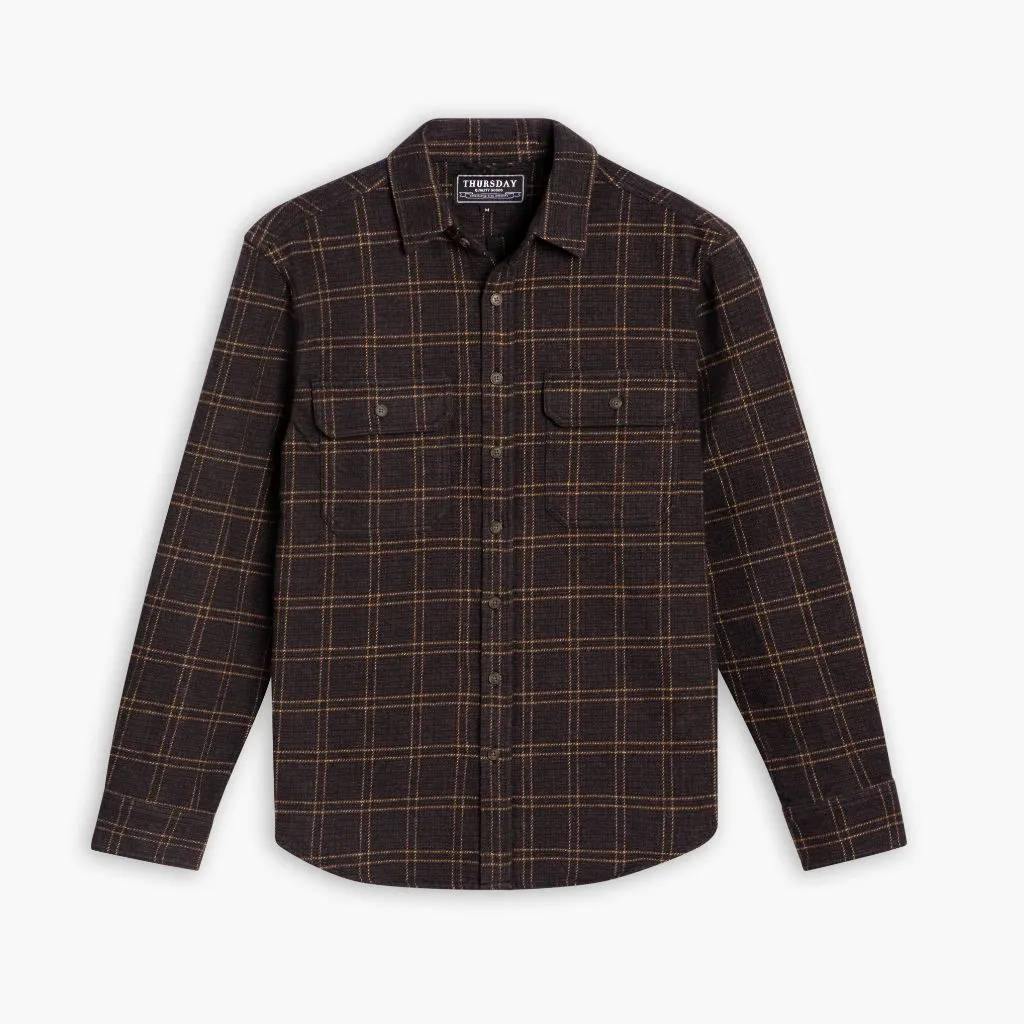 Vintage Style Professional Look Summit Flannel Shirt | Chestnut