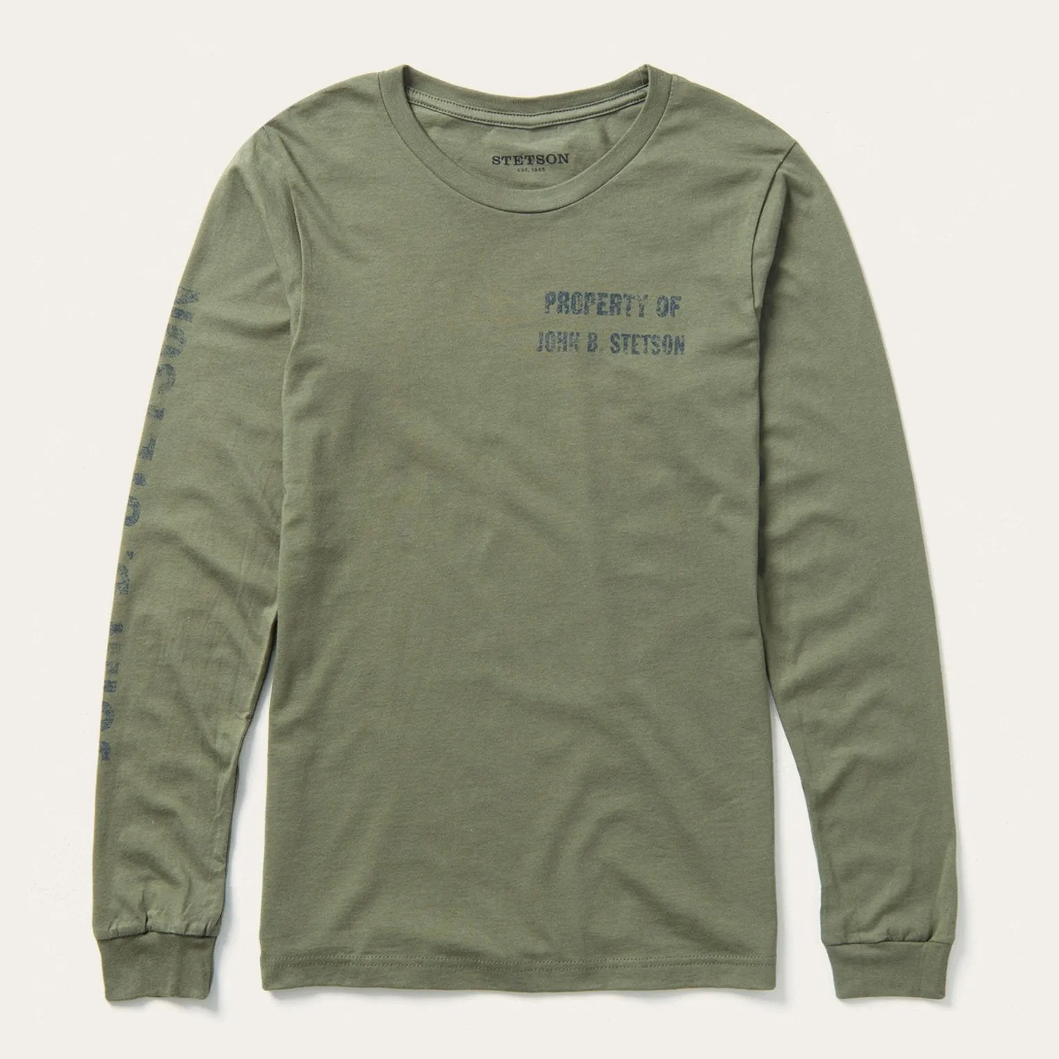 Property Of John B Stetson Tee Formal Elegance Ombre look