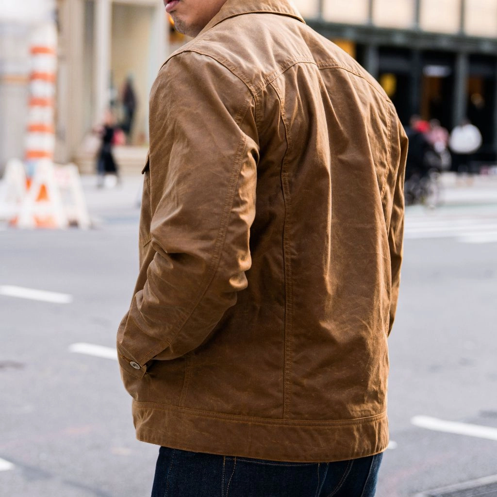 Ventilated Back Waxed Canvas Field Jacket | Khaki