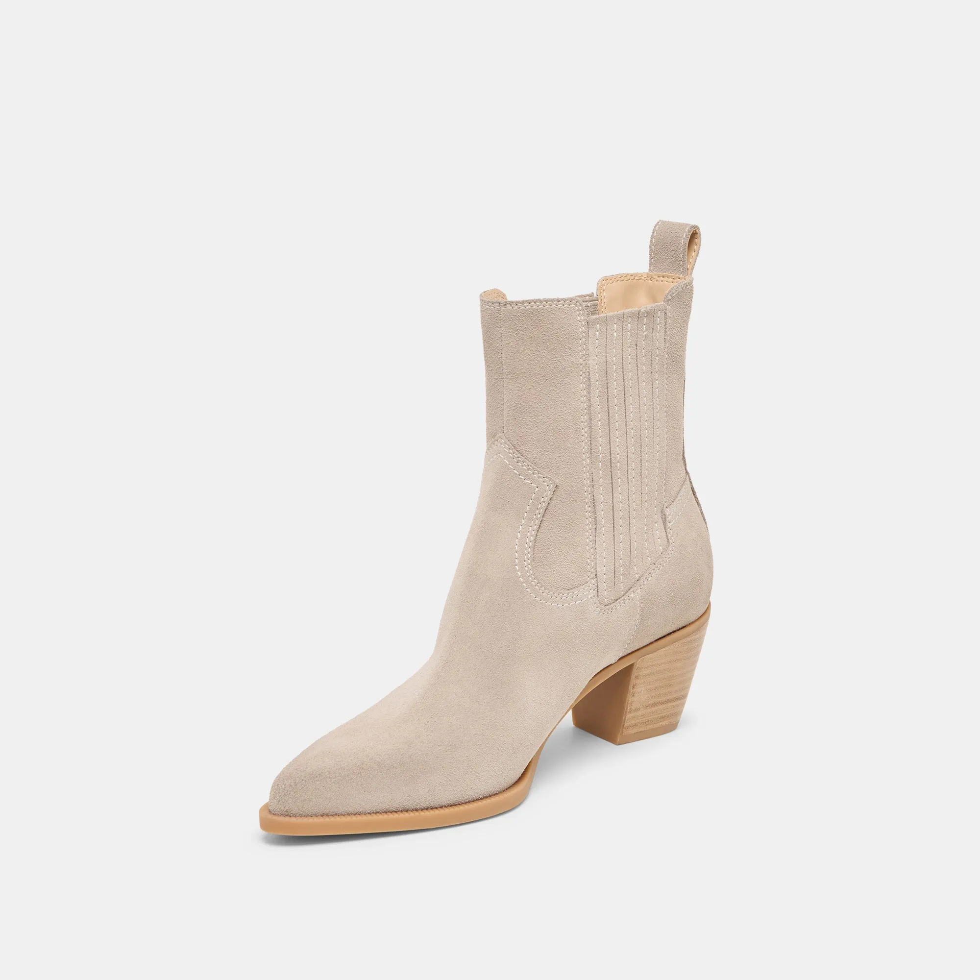 Day Wear Wind Shield SLIM BOOTIES TAUPE SUEDE