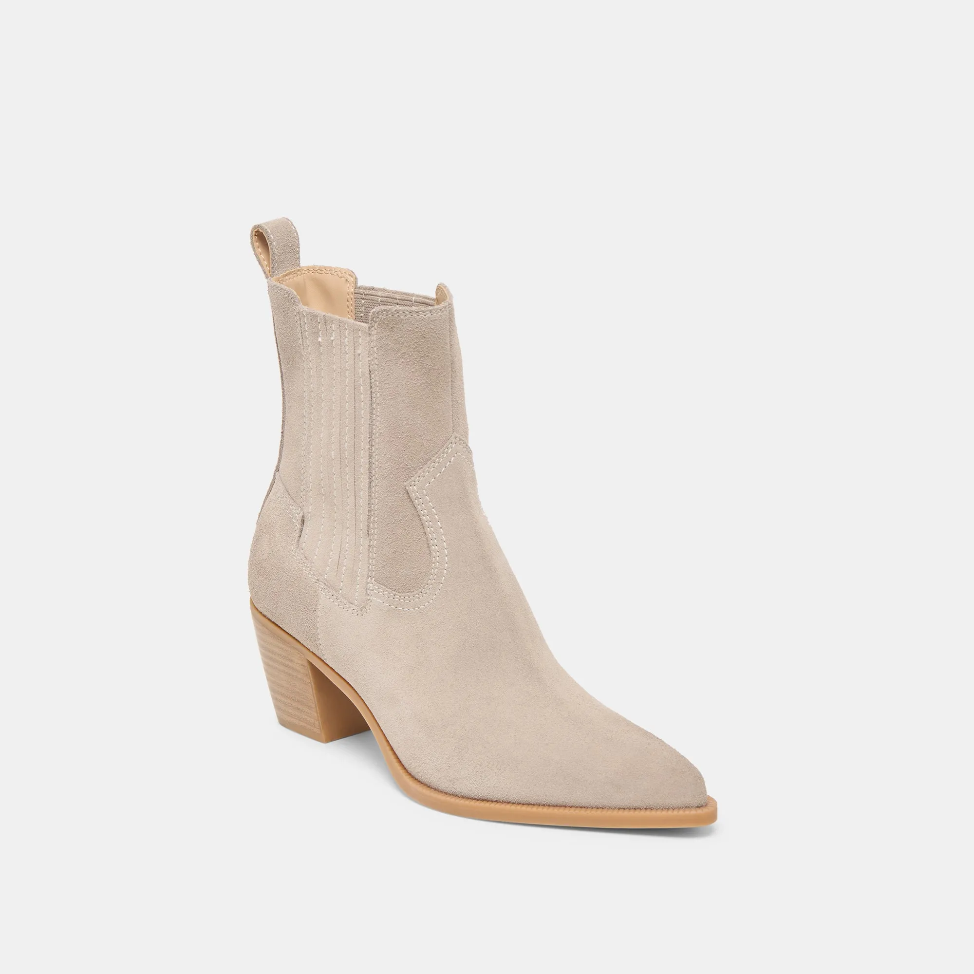 SLIM BOOTIES TAUPE SUEDE Quality Design Reliable Footwear