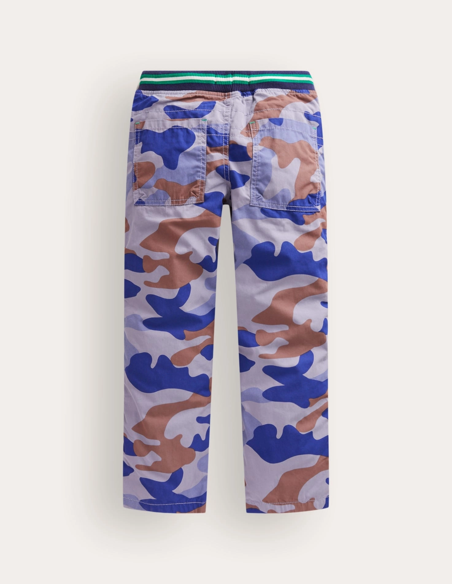 Cosy Lined Trousers-Blue Camo Shape Flex
