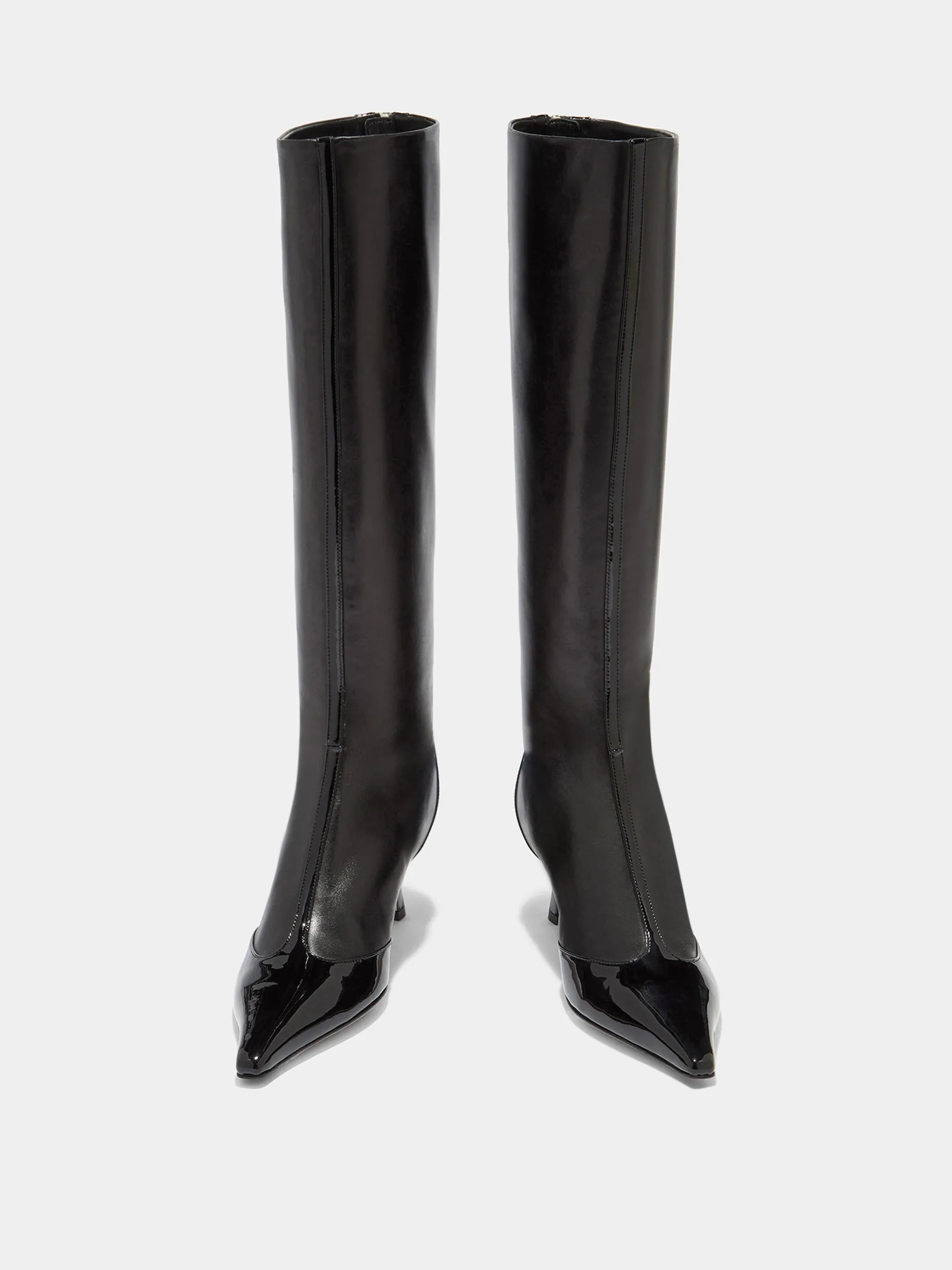 Alexis Dual-Tone High Boots Comfort Lining Stylish Explorer