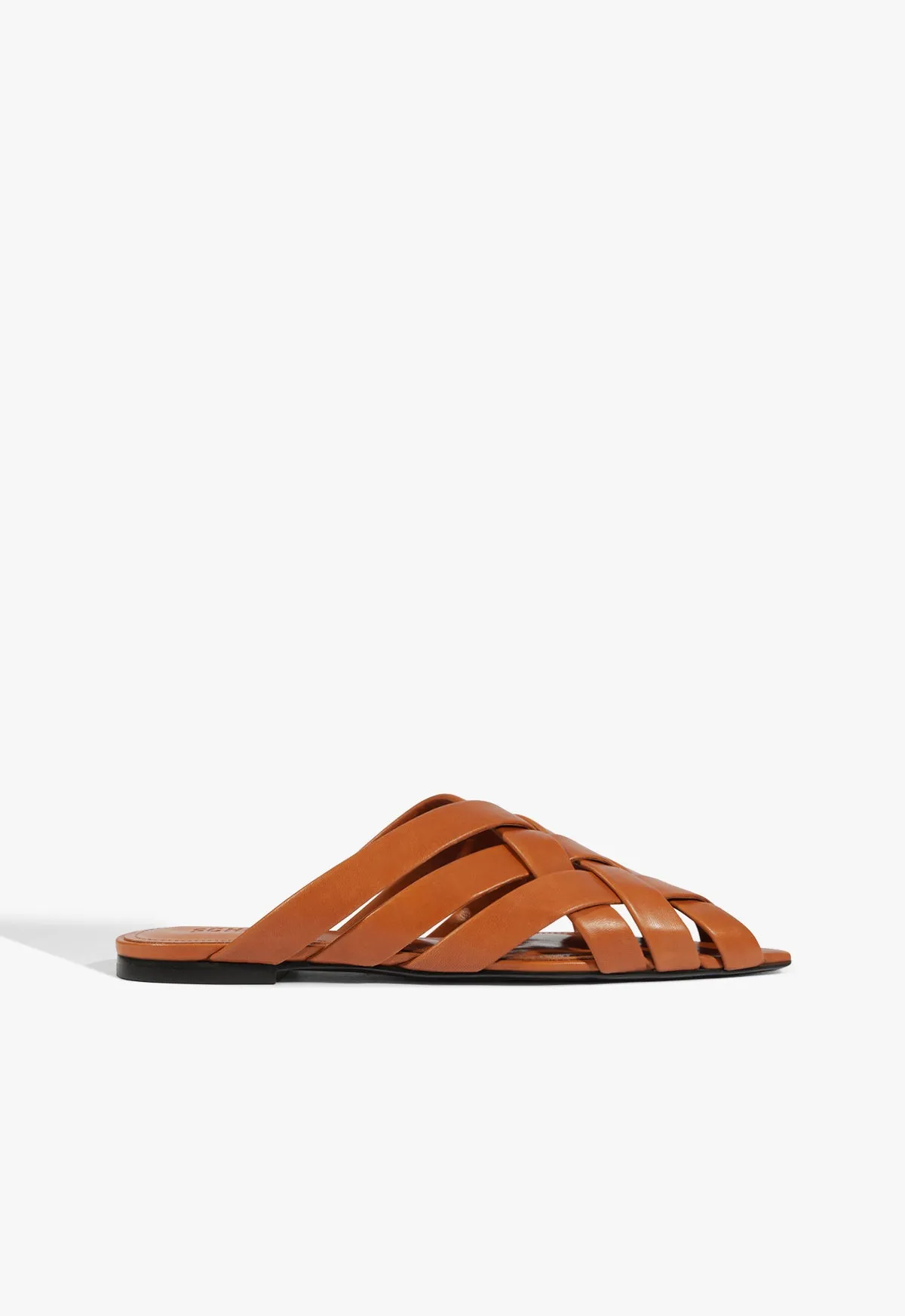 Pietra Leather Flat Petal Step Easy Walk