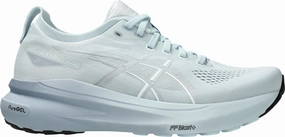 Reflective Safety Details Microfiber Layer Asics Gel Kayano 31 Womens Running Shoes - Blue