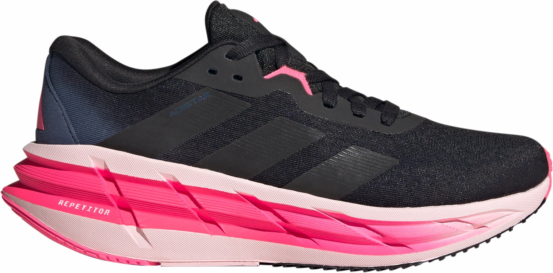 adidas Adistar 3.0 Womens Running Shoes - Black Flexible Toe Box