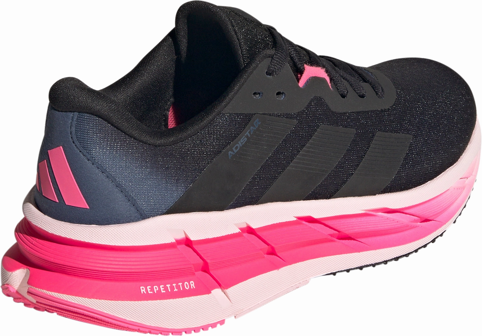 Turbulent Traction water - resistant running option adidas Adistar 3.0 Womens Running Shoes - Black