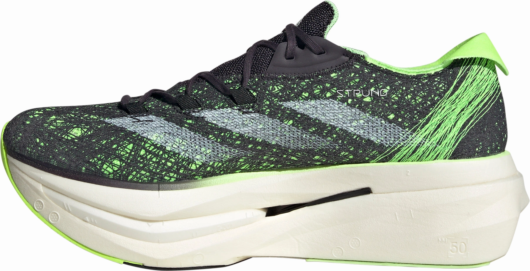 adidas Adizero Prime X 2.0 Strung Running Shoes - Black MoldedMidfoot