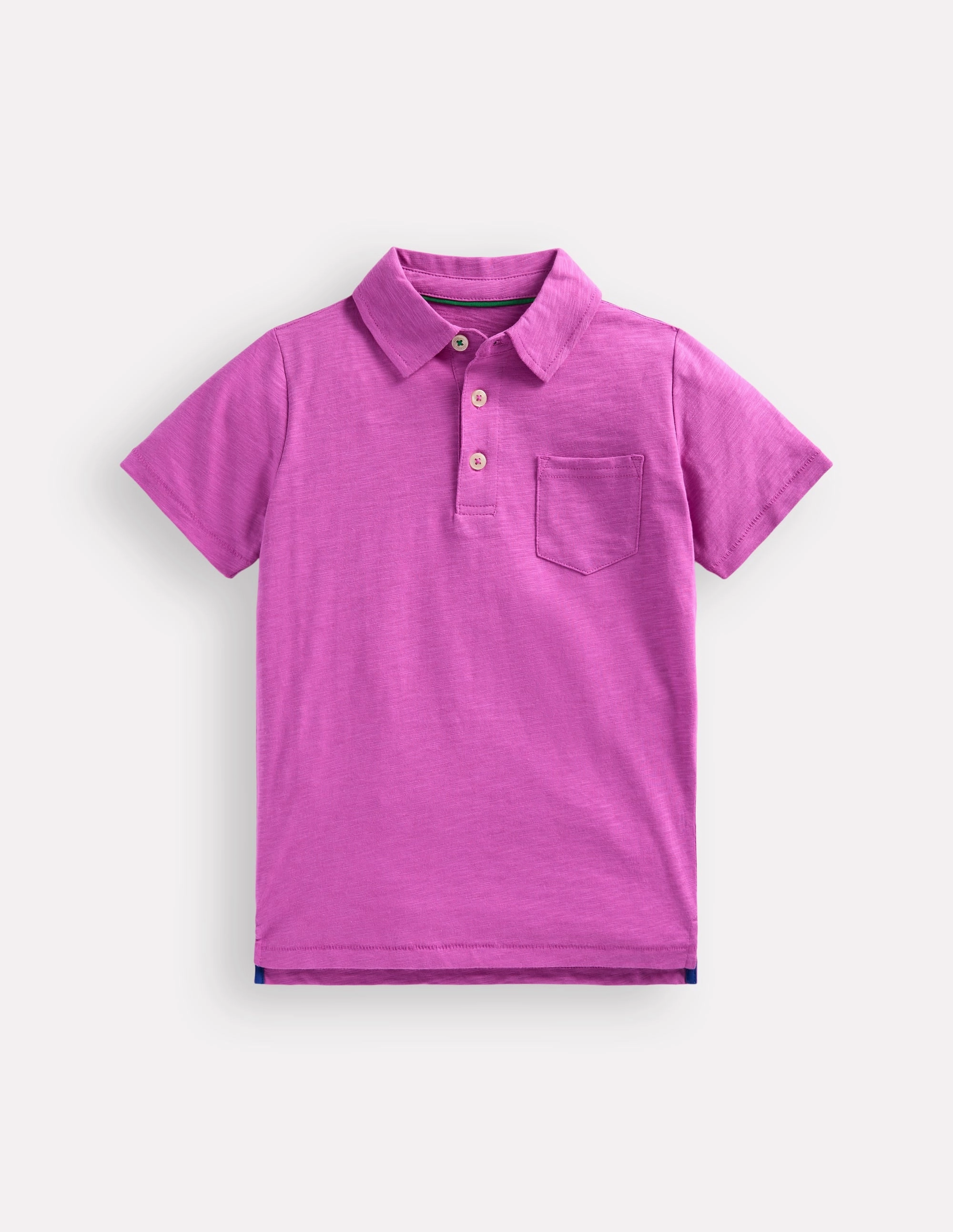 Seasonal Casual Casual Performance Slub Polo Shirt-Foxglove Purple
