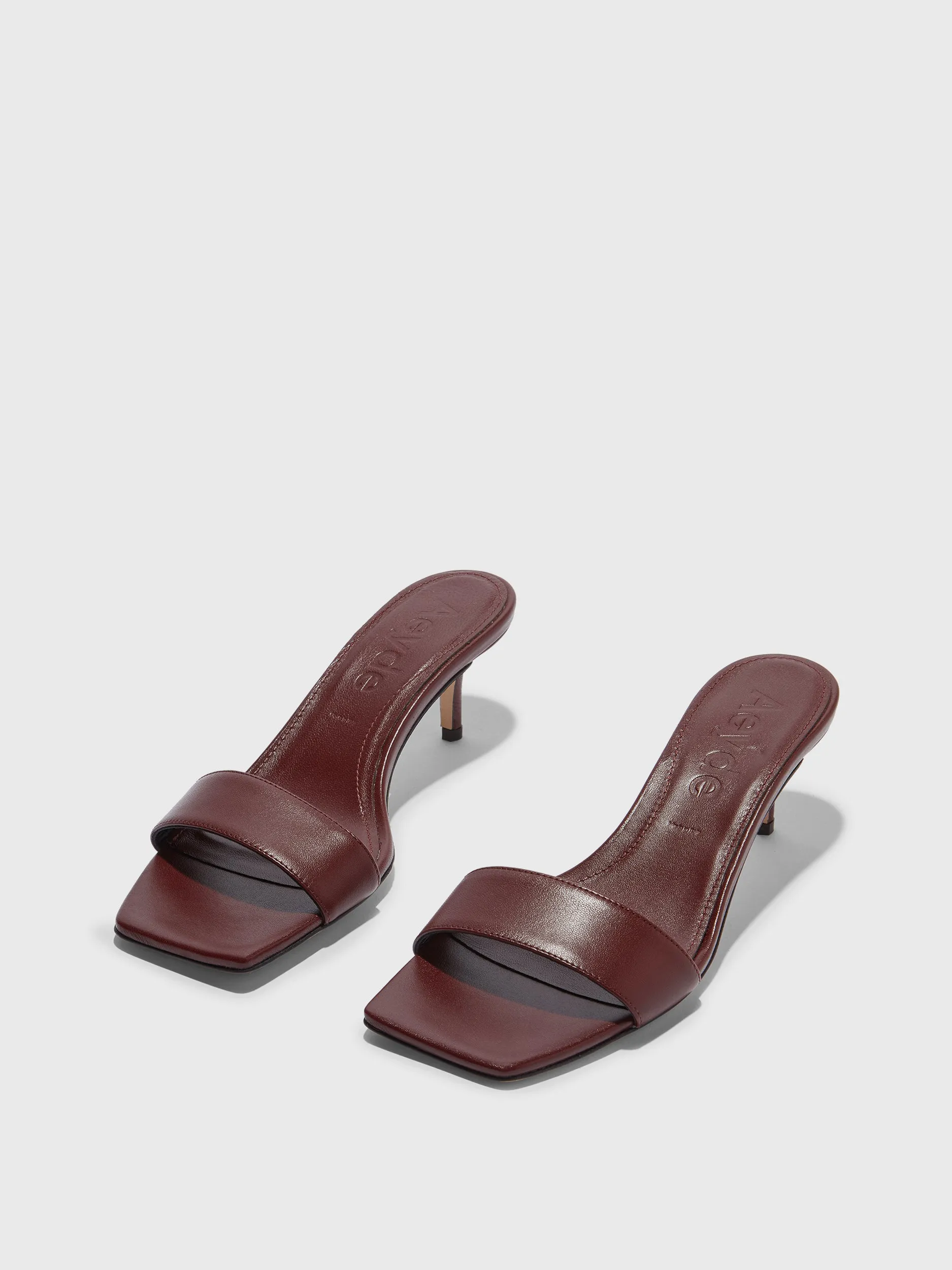 Glow Up Cushioned Insole Ilvy Leather Mules