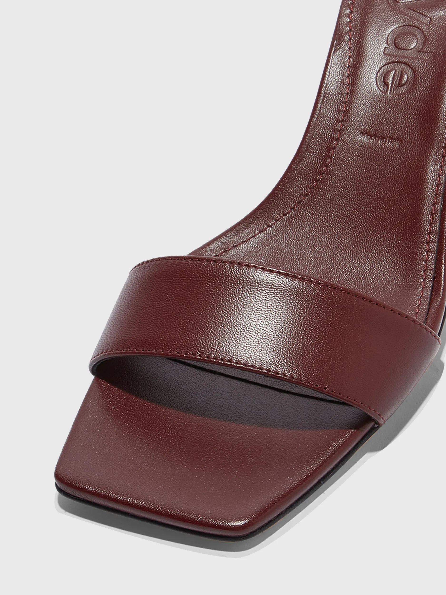 Comfortable High Heels Chic Heels Ilvy Leather Mules