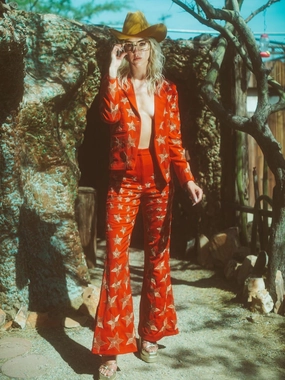 Any Old Iron Redstar Suit Adjustable Hem Functionality Smart Work Wear