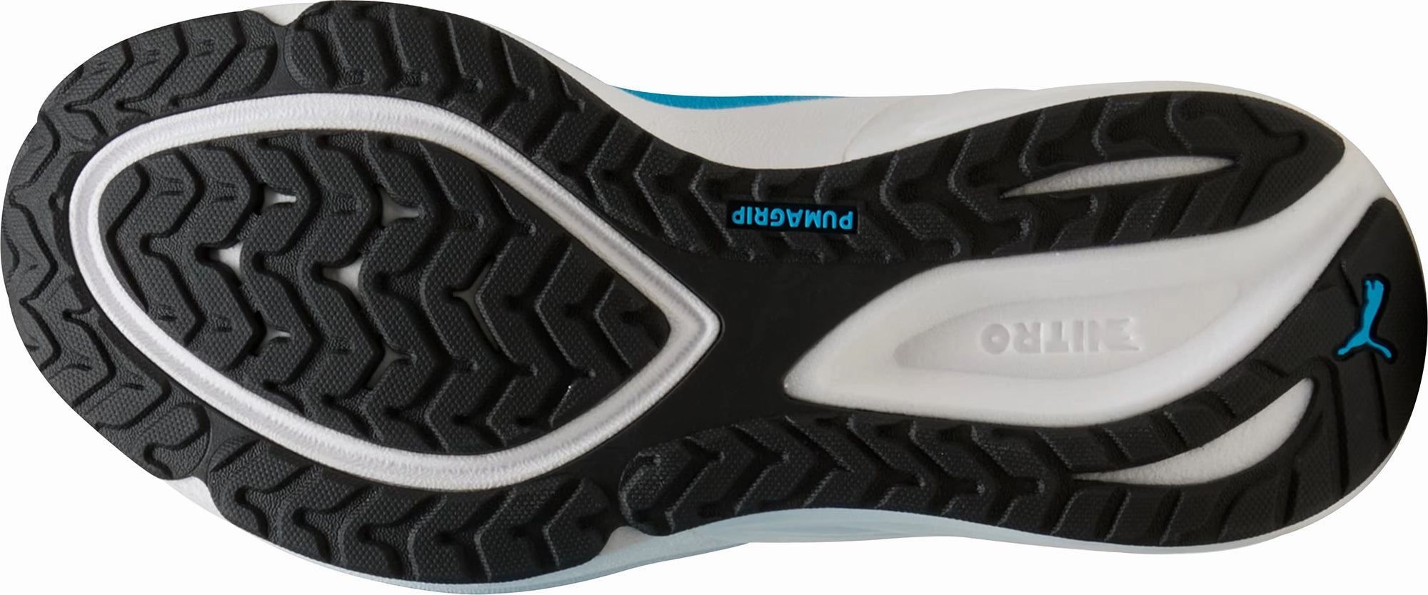 Puma Electrify Nitro 4 Junior Running Shoes - Blue outdoor - workout running shoes Bounce Recovery Foam