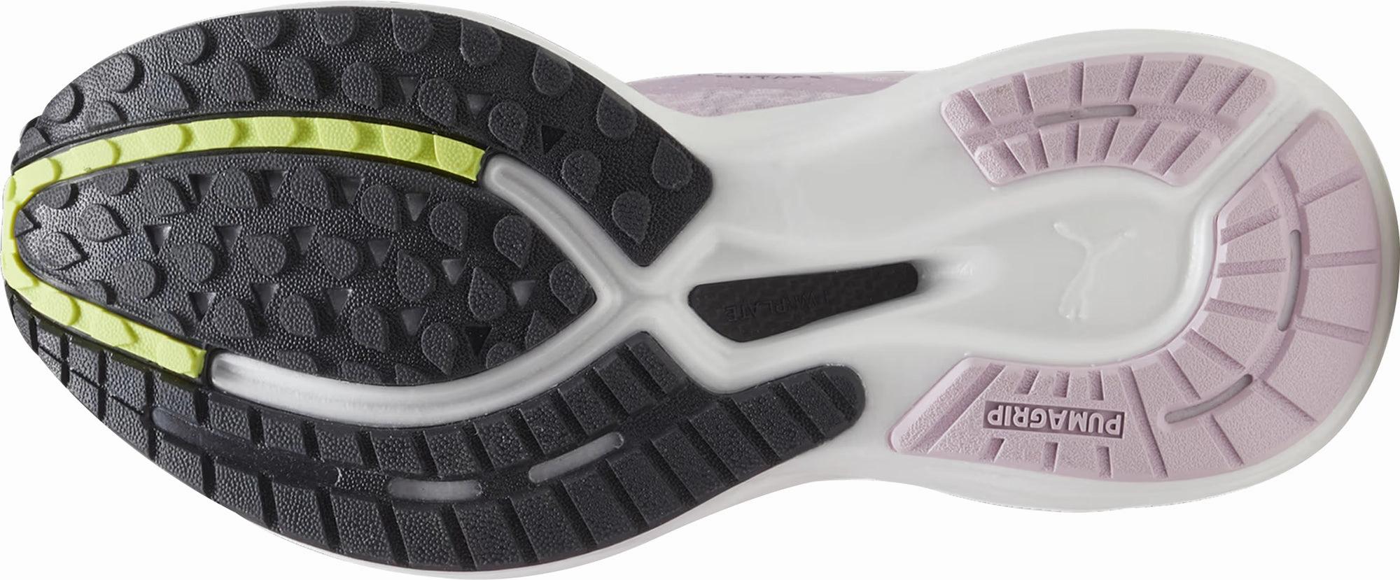 Puma Deviate Nitro 2 Womens Running Shoes - Purple Breathable Knit Fabric