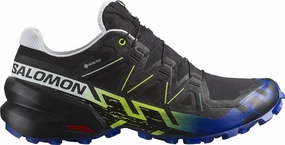 Salomon Speedcross 6 GORE-TEX Mens Trail Running Shoes - Black smooth - surface - slipperiness shoes