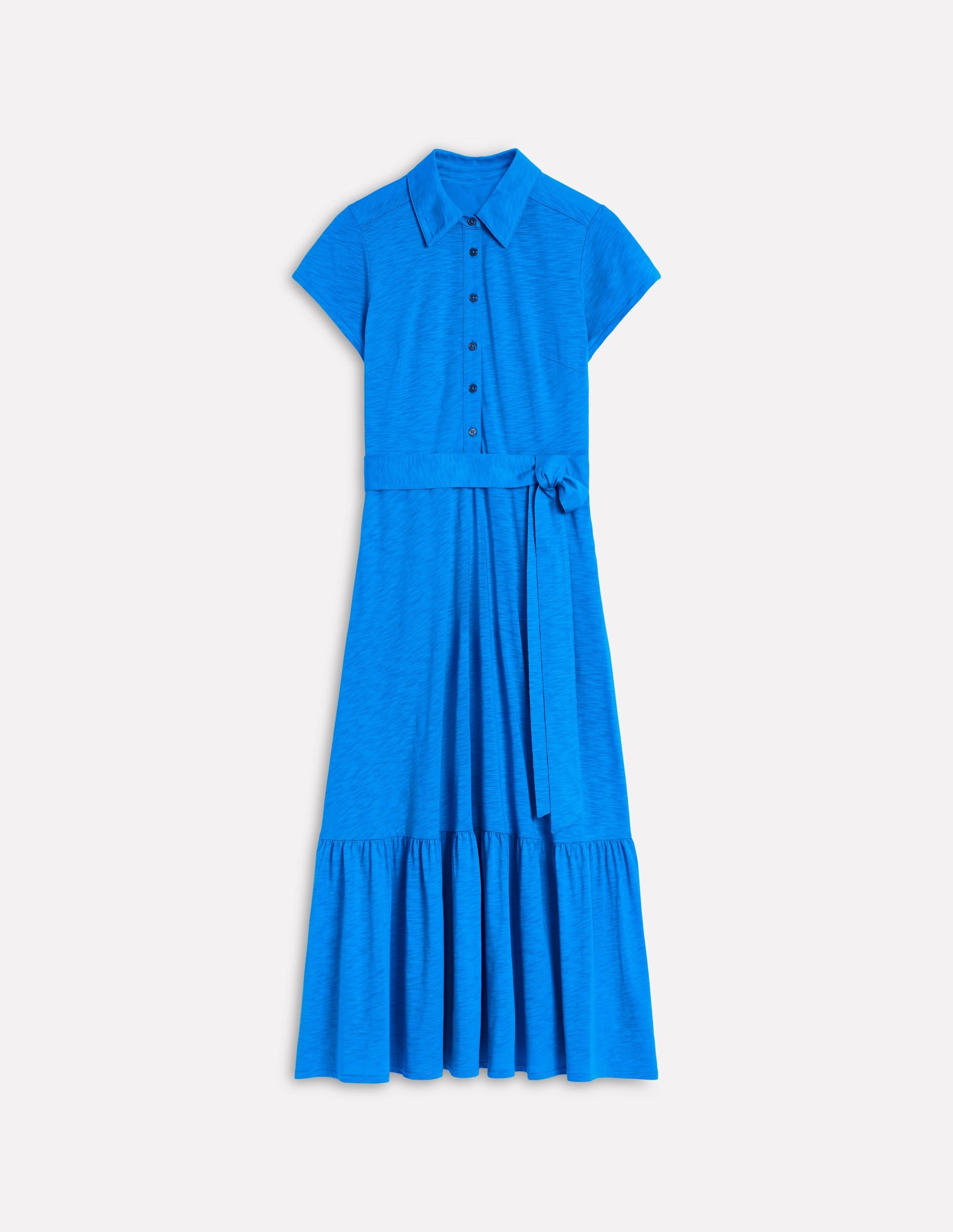 All Daywear Cressida Jersey Shirt Dress-Gallery Blue