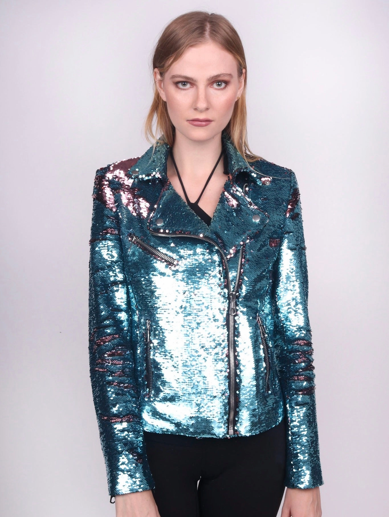 Retro Classic Fit Any Old Iron Teal Pink Moto