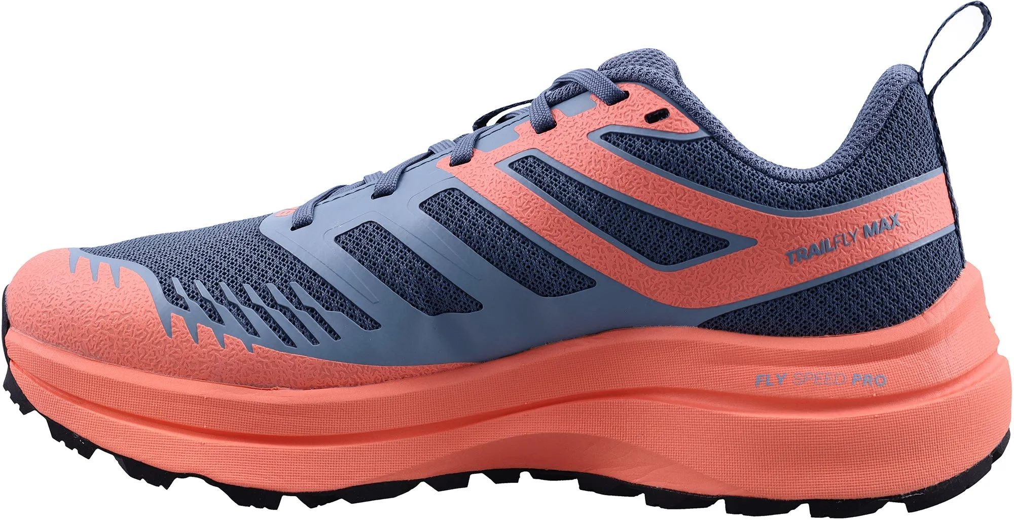 sunny - day running shoes Inov8 TrailFly Max WIDE FIT Womens Trail Running Shoes - Blue