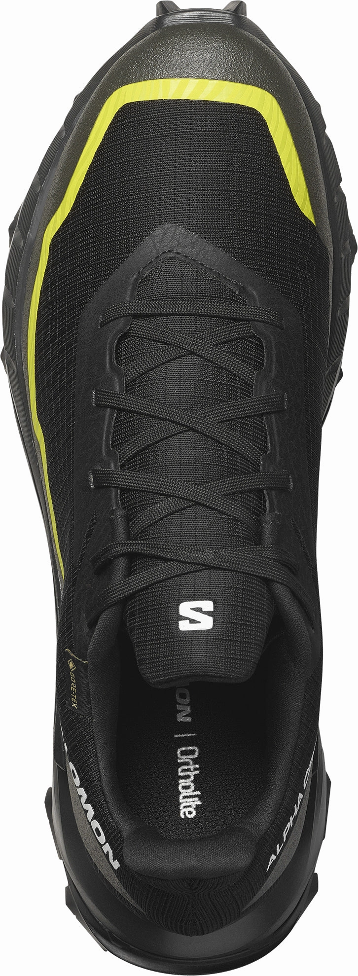 Salomon Alphacross 5 GORE-TEX Mens Trail Running Shoes - Black maximalist - running - shoes bow - trimmed - design shoes