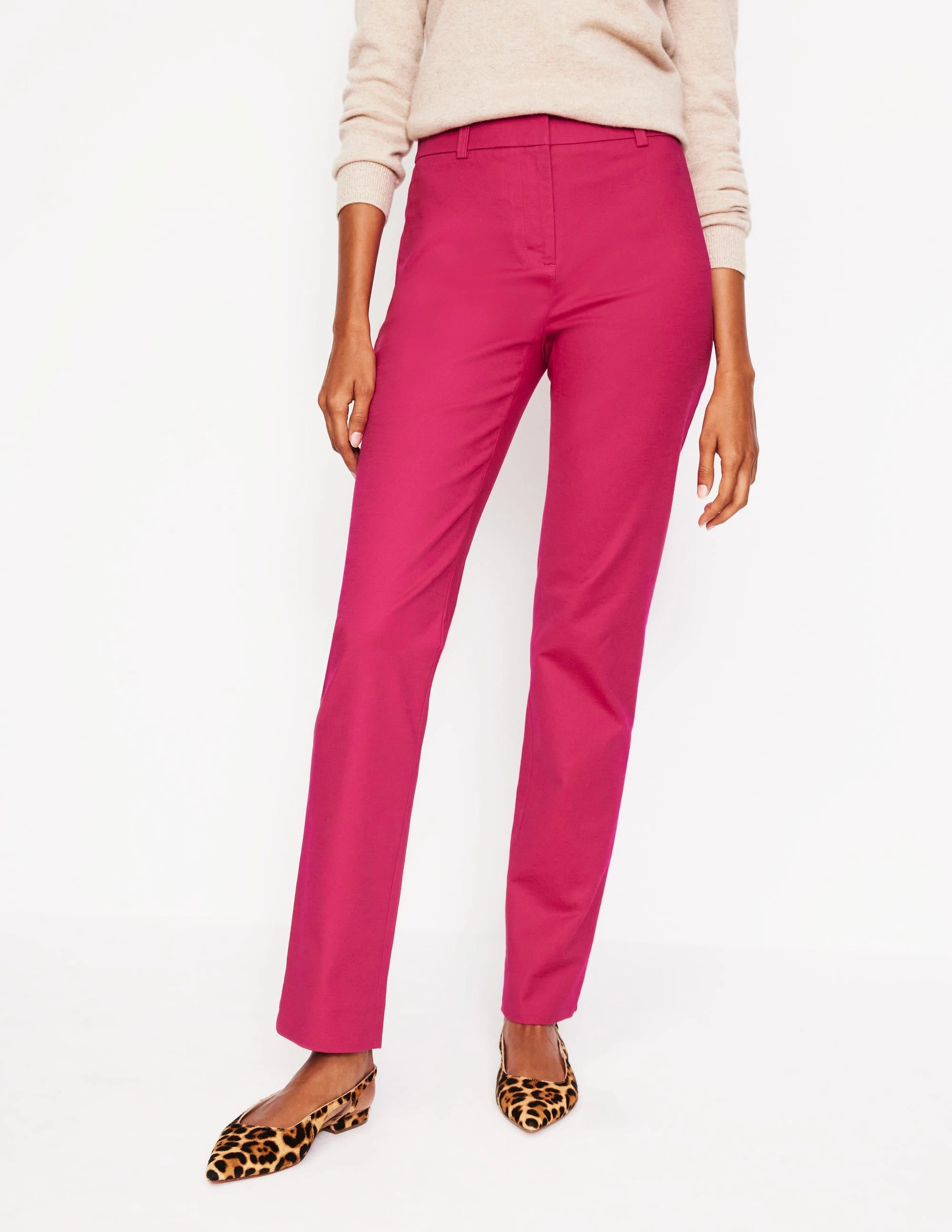 Comfy Fit AllDayComfort Richmond Trousers-Cherry Jam
