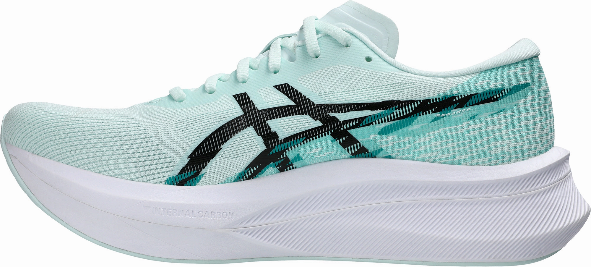 Asics Magic Speed 4 Mens Running Shoes - Green Aerodynamic Toe Shape adjustable - straps - adjustability shoes