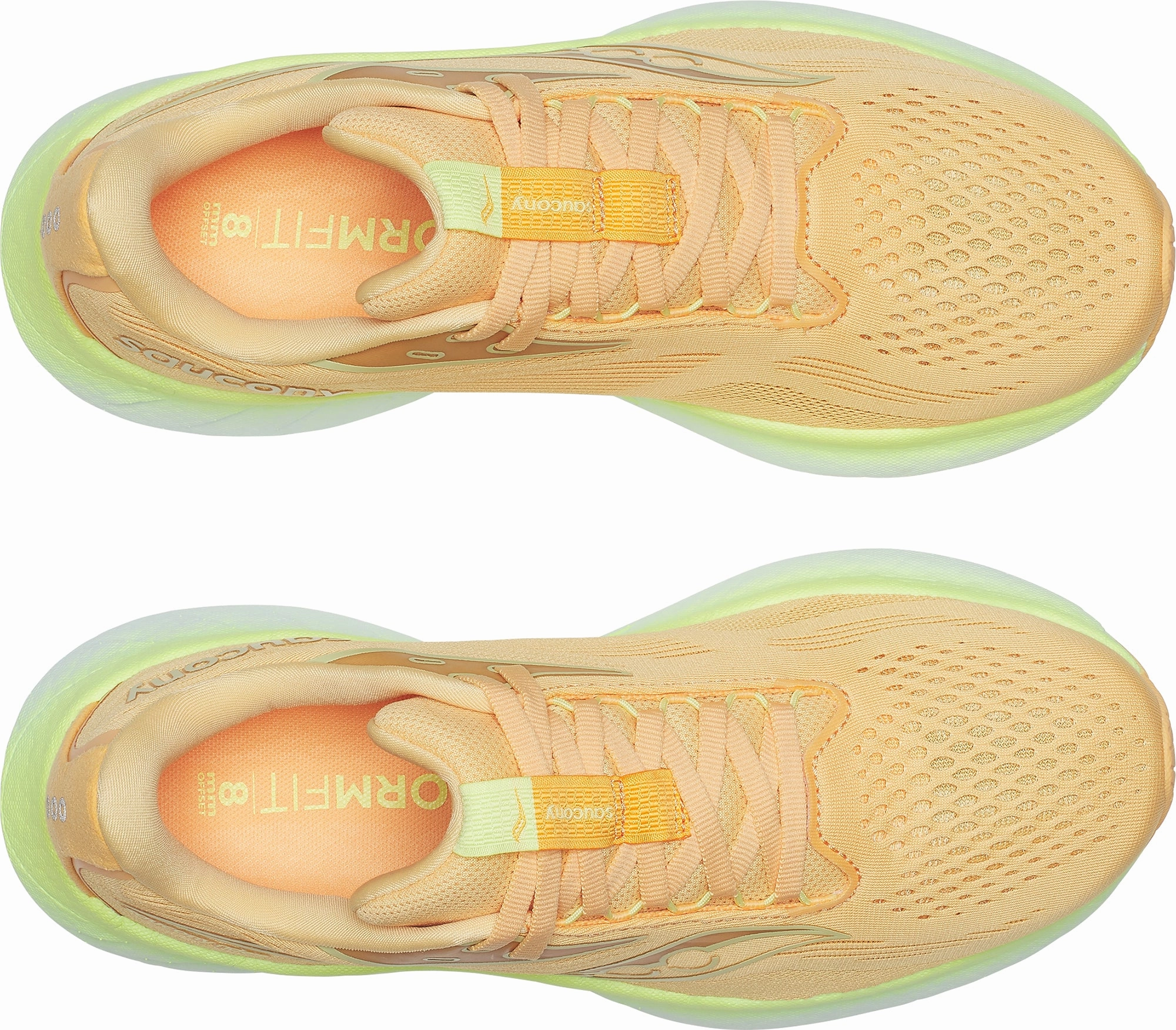 Saucony Ride 18 Womens Running Shoes - Orange Gradient Density Foam