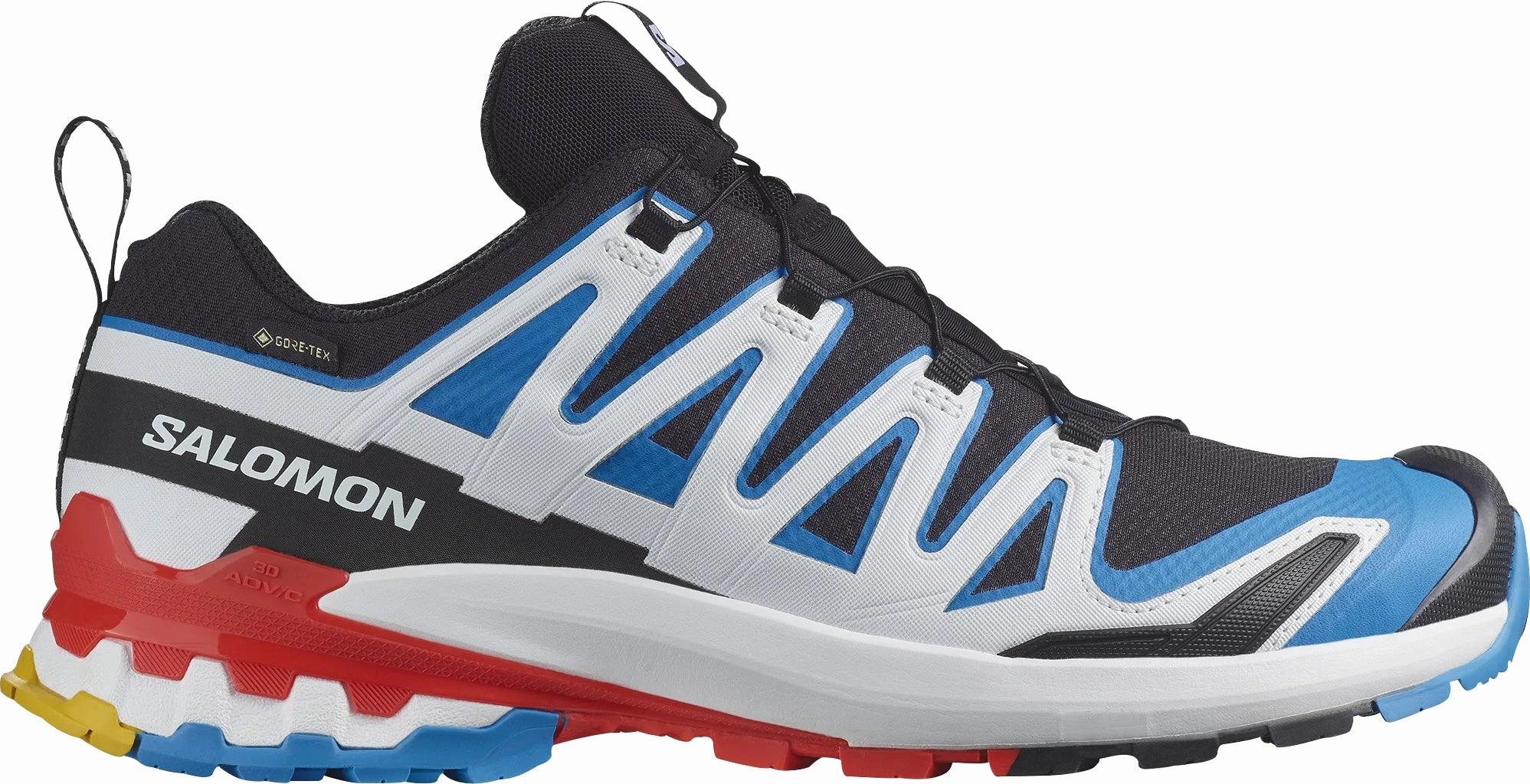 Salomon XA Pro 3D V9 GORE-TEX Mens Trail Running Shoes - Black Ergonomic Heel Lock abrasion - resistant shoes