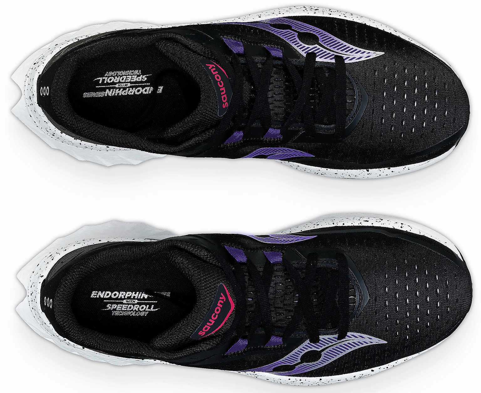Hydrolock Water Resistance Saucony Endorphin Speed 4 Womens Running Shoes - Black