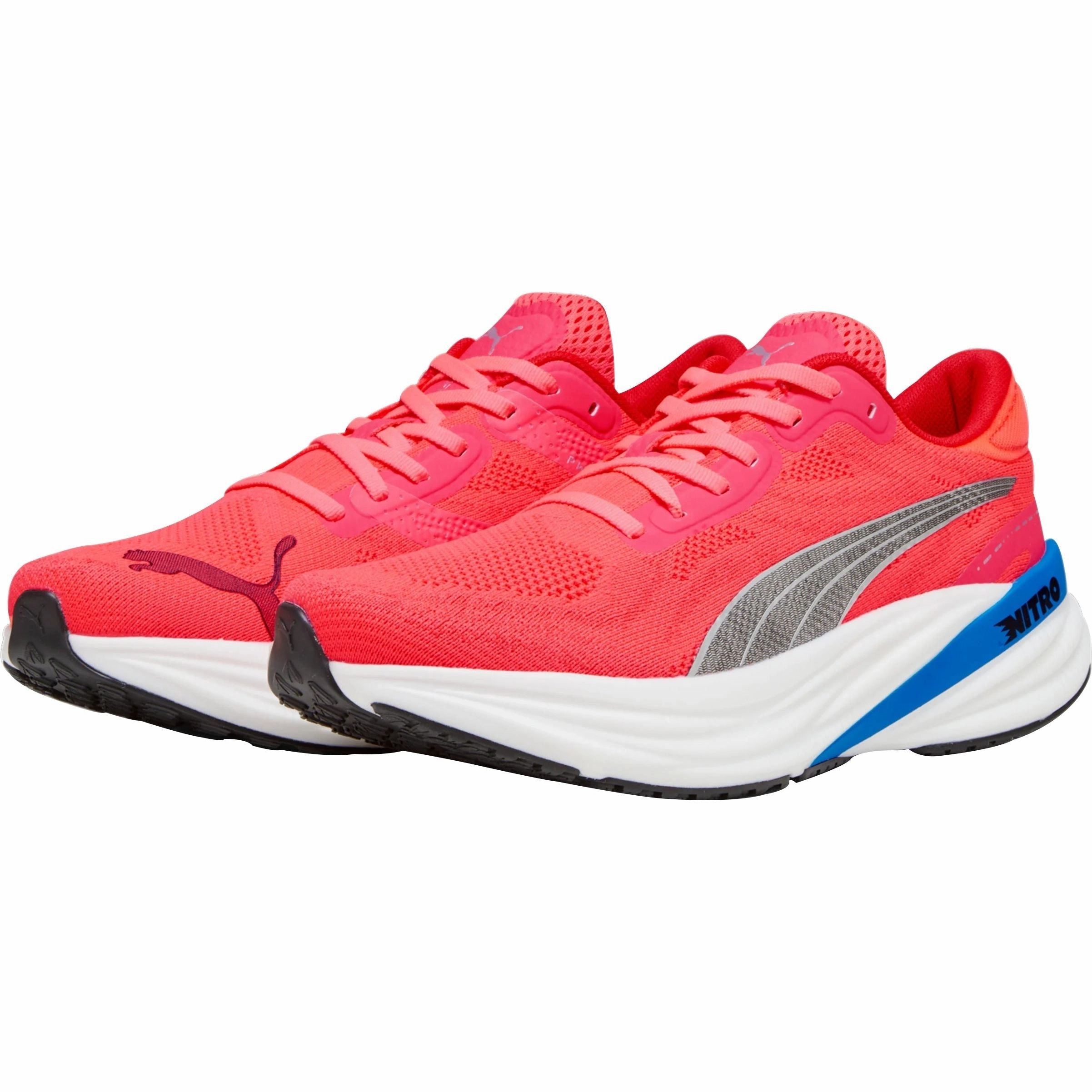 Arch Stabilizing Technology Puma Magnify Nitro 2 Mens Running Shoes - Red