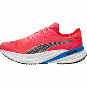 professional runners' shoes stability - shoes Puma Magnify Nitro 2 Mens Running Shoes - Red